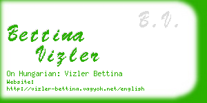 bettina vizler business card